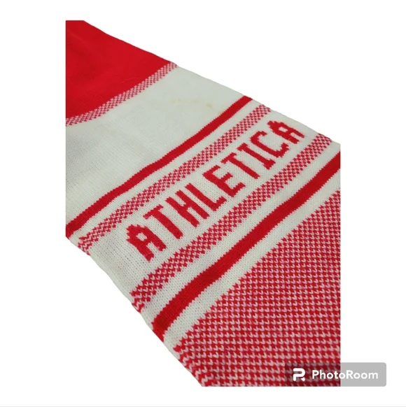 🧣Lululemon Unisex Red White Olympic Cheer Gear Scarf Spell Out Knit🧣 - Picture 10 of 14